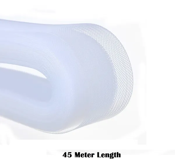 White_Polyester_Boning_Net_Strip_Flat_Lace