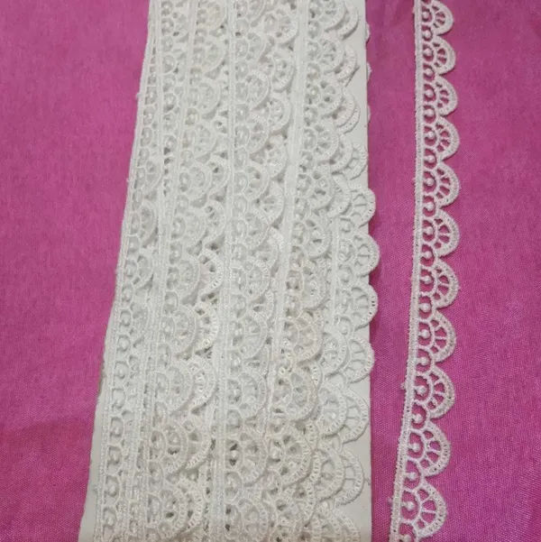 White_Border_Lace_For_Frocks,_Dresses_And_Curtain_Diy_Art