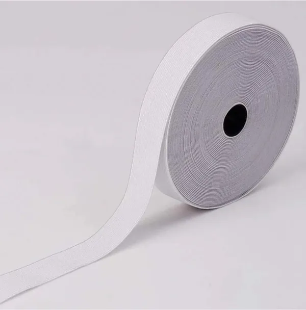 White_Cotton_Stylish_Elastic_Thread_And_Cord