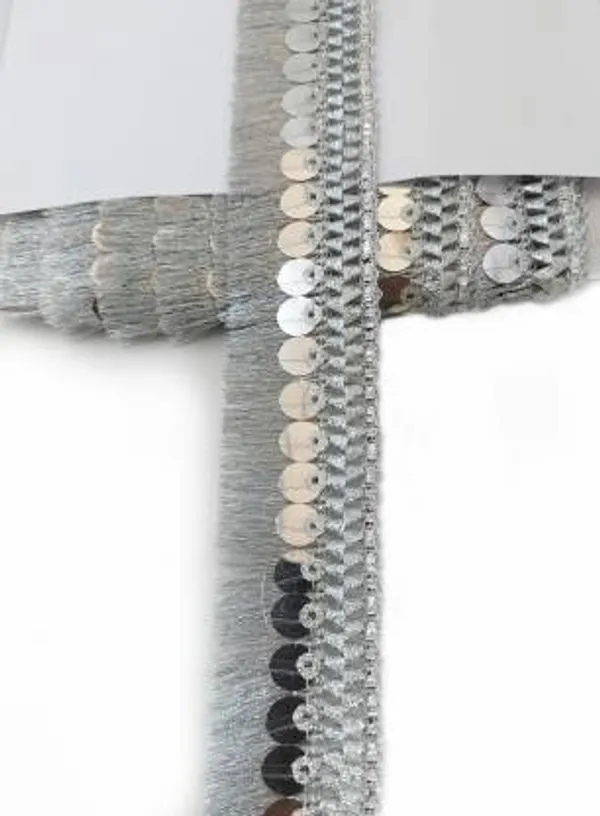 Silver_Antic_Tassel_Fringe_Sequin_Lace_Border_For_Dress,_Saree,_Lehenga,_Dupatta,_Bag,_Craft_And_Decorations