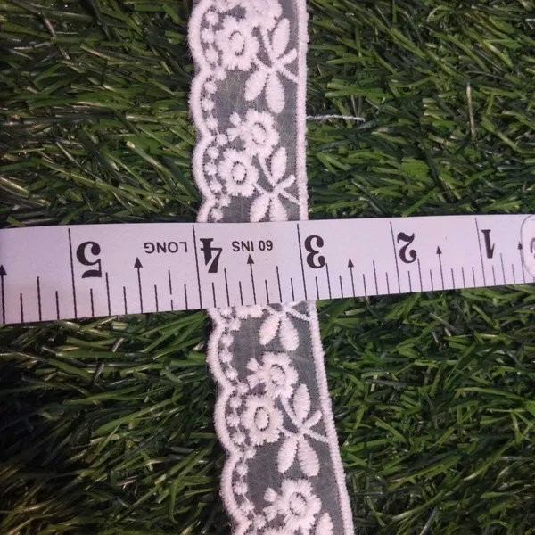 White_Cotton_Stylish_Beading_Lace_For_Saree,_Suit,_Lehenga,_Blouse,_Art_&_Craft