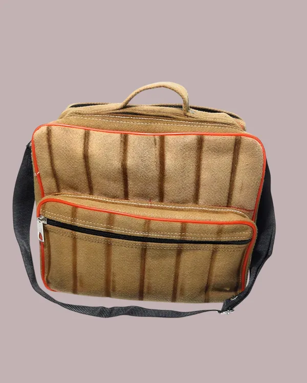 Spanish_Red_Document_Holder_Cross_Body_Money_Carry_Office_Mr_ShoulderPolyester_Bag_Polyester_Woven_Fabric_(_11"X13"_)
