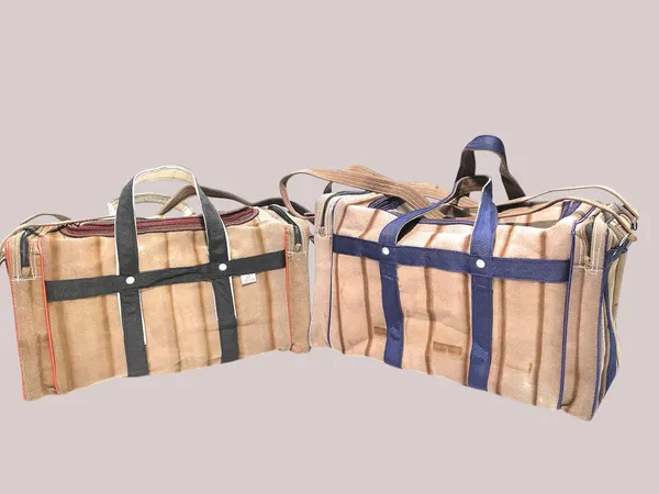 Pack_of_2_Spanish_Red_Washable_Duffle_Travelling_Polyester_Bag_Total_78_Ltr_With_2_Full_Size_Pocket_(_10"X11"_&_12"X12"_)_
