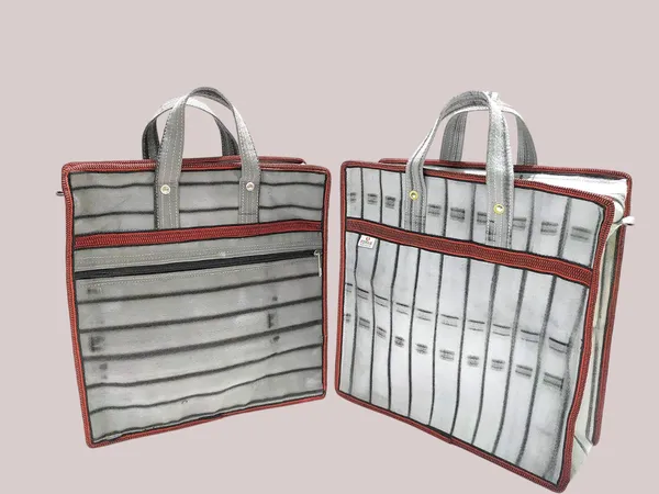 Pack_of_2_Vulture_Grey_Durable_Multipurpose_Hand_Polyester_Bag/Document_Holder/Money_Carrying/Vegetable_Grocery/ShoppingPolyester_Bag_Washable_(_15"X16"_)