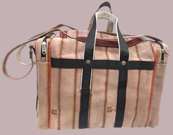 Spanish_Red_Washable_Duffle_Travelling_Luggage_DurablePolyester_Bag_With_2_Full_Side_Pocket_(_12"X14"_)
