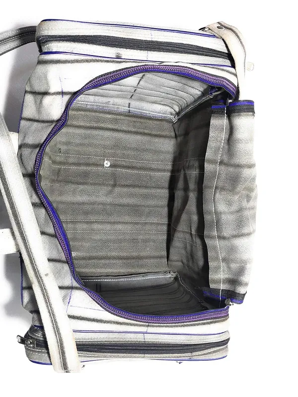 Vulture_Grey_Washable_Duffle_Travelling_Polyester_StoragePolyester_Bag_With_2_Full_Size_Pocket_(_12"X12"_)_(Pack_of_2_)