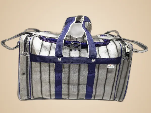 Vulture_Grey_Washable_Duffle_Travelling_Polyester_StoragePolyester_Bag_With_2_Full_Size_Pocket_(_12"X12"_)_(Pack_of_2_)