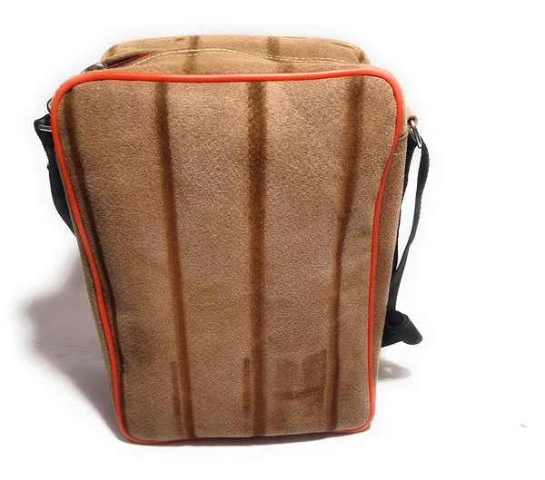 Spanish_Red_SlingPolyester_Bag_Cross_Body_Money_Document_Key_Carry_One_Side_ShoulderPolyester_Bag_With_Front_Pocket_(_9"X12"_)