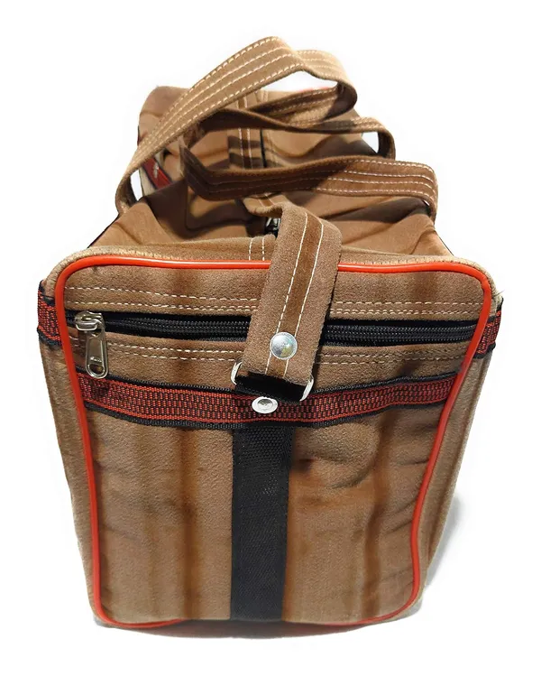 Spanish_Red_Washable_Multipurpose_Tool_Storage_Polyester_Bag_For_Electrician_Plumber_TechnicianPolyester_Bag_With_3_Pockets_And_Maximum_Durability_(_9"X11"X18"_)