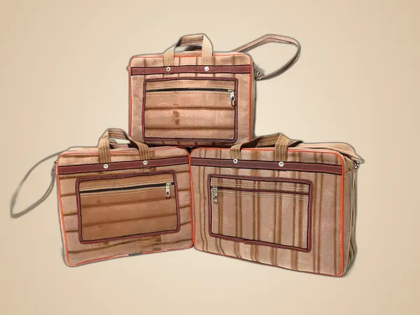 Spanish_Red_Washable_Multipurpose_Square_Mini_Traveling/Luggage/Picnic/Tools_StoragePolyester_Bag_With_1_Front_Pocket_And_Max_Durability_(_12"X16"_14"X16"_14"X19"_)_(Pack_of_3_)