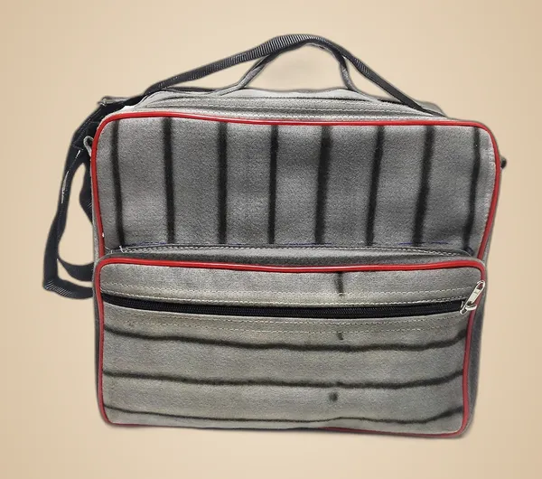 Vulture_Grey_Document_Holder_Cross_Body_Money_Carry_Office_Mr_ShoulderPolyester_Bag_Polyester_Woven_Fabric_(_11"X13"_)