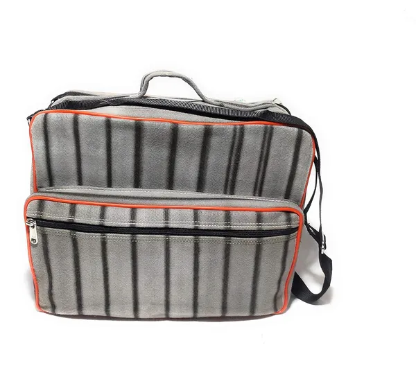 Vulture_Grey_Document_Holder_Cross_Body_Money_Carry_Office_Mr_ShoulderPolyester_Bag_Polyester_Woven_Fabric_(_12"X15"_)