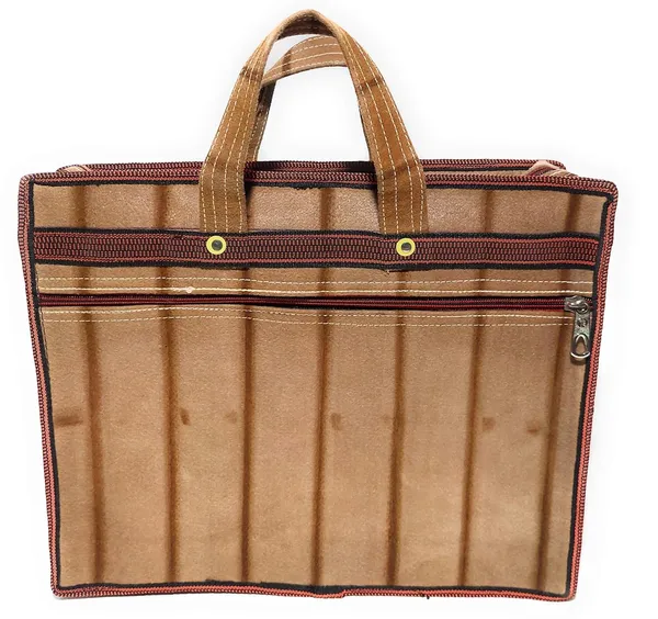 Spanish_Red_Durable_Multipurpose_HandPolyester_Bag,_Document_Holder,Money_Carrying,Vegetable_Grocery,_ShoppingPolyester_Bag_Woven_Fabric_(_13"X16"_)