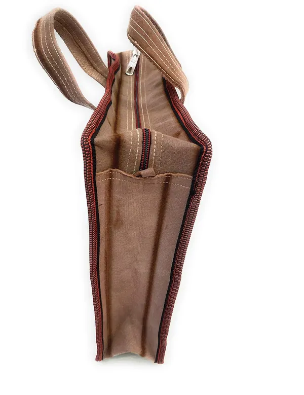 Spanish_Red_Durable_Multipurpose_HandPolyester_Bag,_Document_Holder,Money_Carrying,Vegetable_Grocery,_ShoppingPolyester_Bag_Woven_Fabric_(_13"X16"_)