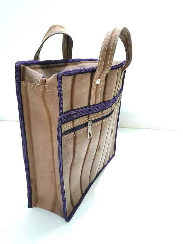 Spanish_Red_Durable_Multipurpose_HandPolyester_Bag/Document_Holder/Money_Carrying/Vegetable_Grocery/ShoppingPolyester_Bag_Poly_Woven_Fabric_(_15"X16"_)