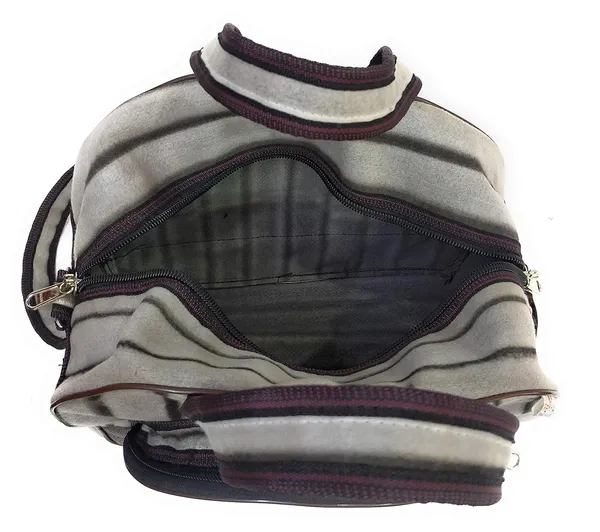 Vulture_Grey_Washable_Multipurpose_Duffel_Traveling_Luggage_PicnicPolyester_Bag_With_1_Front_Stylish_Pocket_With_Max_Durability_(_12"X16"_)