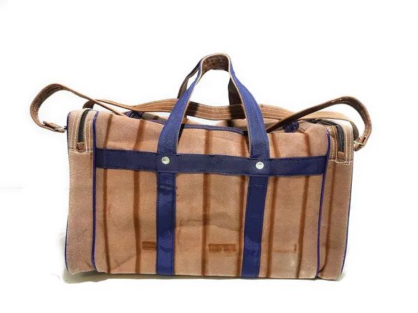 Spanish_Red_Washable_Duffle_Travelling_LuggagePolyester_Bag_With_2_Full_Size_Pocket_(_12"X12"_)