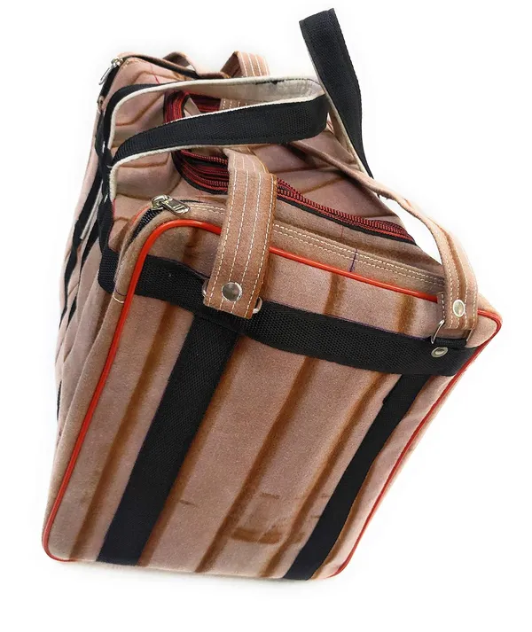 Pack_of_3_Spanish_Red_Washable_Duffle_Travelling_Polyester_Bag_Total_130_Ltr_With_2_Full_Size_Pocket_(_10"X11"_&_12"X12"_&_12"X14"_)