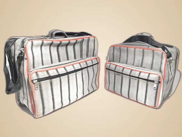 Vulture_Grey_Document_Holder_Cross_Body_Money_Carry_Office_Mr_ShoulderPolyester_Bag_Polyester_Woven_Fabric_(_10"X12"_&_12"X15"_)_(Pack_of_2_)