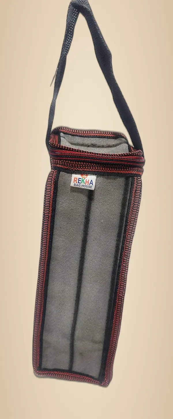 Vulture_Grey_Daily_Use_1L_School_And_Office_Round_Zipper_Bottle_CoverPolyester_Bag_Durable_With_Feature_Of_Temperature_Maintain_(_5"X10"_)
