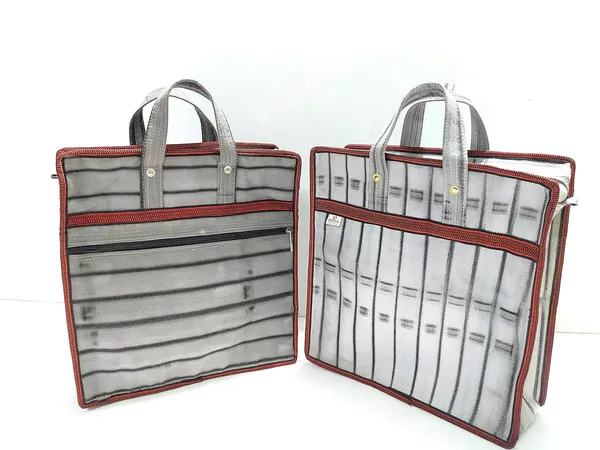 Pack_of_2_Vulture_Grey_Durable_Multipurpose_Hand_Polyester_Bag/Document_Holder/Money_Carrying/Vegetable_Grocery/ShoppingPolyester_Bag_Washable_(_15"X16"_)