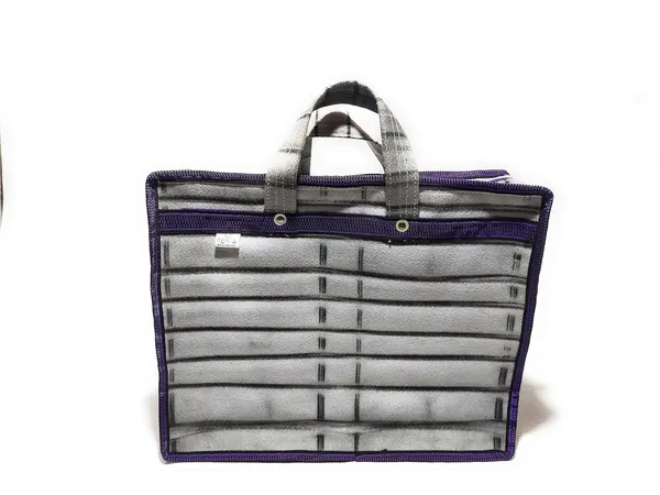 Pack_of_2_Vulture_Grey_Durable_Multipurpose_Hand_Polyester_Bag/Document_Holder/Money_Carry/Grocery/ShoppingPolyester_Bag_Poly_Woven_Fabric_(_13"16"_)