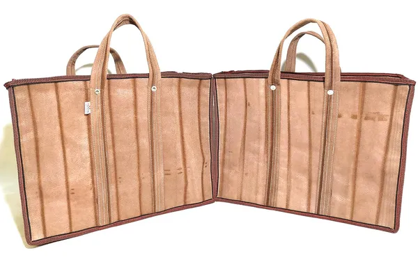Spanish_Red_Heavy_Duty_Multipurpose_40L_Vegetable_Grocery,_Shopping_Polyester_Bag,_Poly_Woven_Fabric_(_14"X18"X8"_)_(Pack_of_2_)