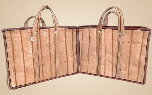 Pack_of_2_Spanish_Red_Heavy_Duty_Multipurpose_50L_Vegetable_Grocery_ShoppingPolyester_Bag,_Poly_Woven_Fabric_(_14"X18"X12"_)