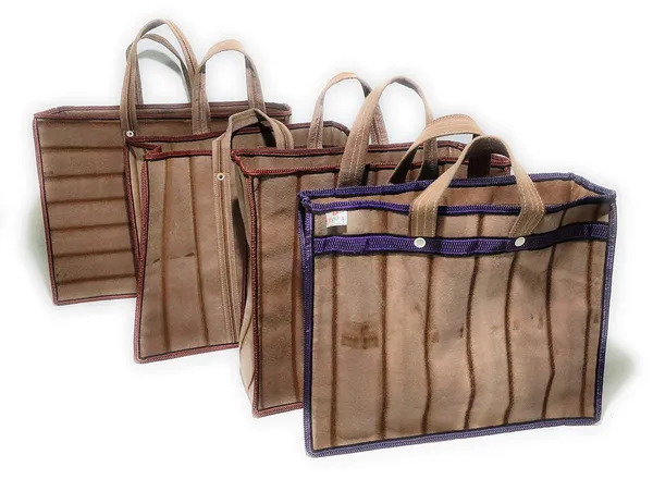 Pack_of_4_Spanish_Red_Heavy_Duty_Multipurpose_15L_30L_40L_60L_Vegetable_Grocery_ShoppingPolyester_Bag,_Poly_Woven_Fabric_(_13"X16"_&_14"X16"_&_14"18"_&_16"X20"_)