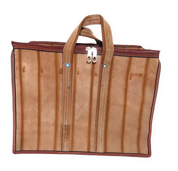 Spanish_Red_Multi_Purpose_Heavy_Duty_35L_Jumbo_Toys_StoragePolyester_Bag_Stationery_Paper_Blankets_Laundry_StoragePolyester_Bag_Moisture_Proof_With_Round_Zip_And_Carry_Handle_(_14"X18"X8"_)
