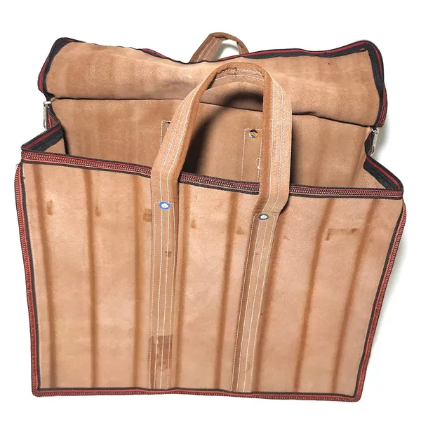 Spanish_Red_Multi_Purpose_Heavy_Duty_35L_Jumbo_Toys_StoragePolyester_Bag_Stationery_Paper_Blankets_Laundry_StoragePolyester_Bag_Moisture_Proof_With_Round_Zip_And_Carry_Handle_(_14"X18"X8"_)