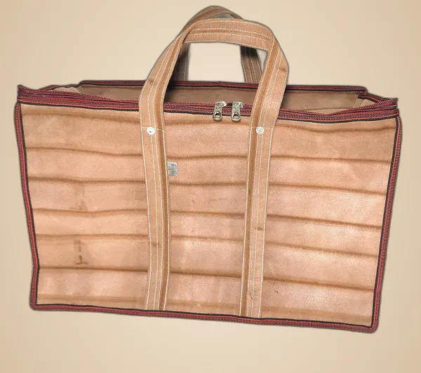 Spanish_Red_Multi_Purpose_Heavy_Duty_70L_Jumbo_Toys_StoragePolyester_Bag_Stationery_Paper_Blankets_Laundry_StoragePolyester_Bag_Moisture_Proof_With_Round_Zip_And_Carry_Handle_(_15"X24"X12"_)