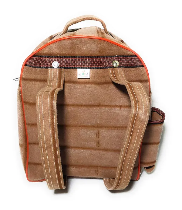 Spanish_Red_Round_Washable_Multipurpose_School_Office_Travel_Pithoo_Backpack_For_Men_&_Women_(_12"X15"_)_with_3_compartment