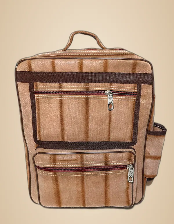 Spanish_Red_Square_Washable_Multipurpose_School_Office_Travel_Pithoo_Backpack_For_Men_&_Women__(_12"X15"_)with_3_compartment