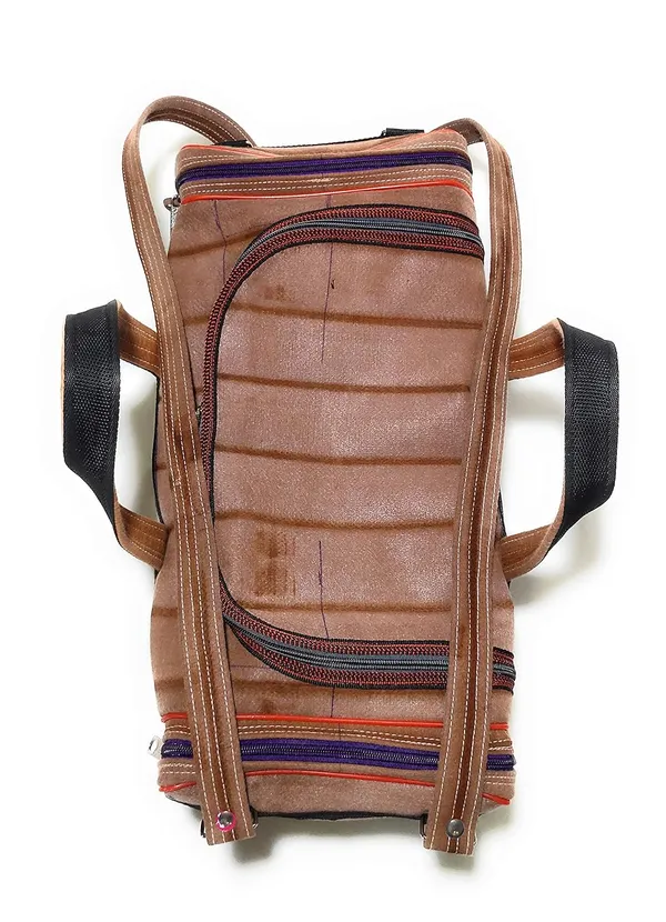 Spanish_Red_Washable_Duffle_Travelling_Luggage_DurablePolyester_Bag_With_2_Full_Side_Pocket_(_10"X11"_)