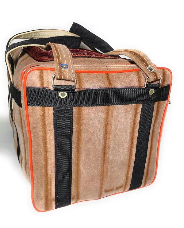 Spanish_Red_Washable_Duffle_Travelling_Luggage_Durable_Polyester_Bag_With_2_Full_Side_Pocket_(_12"X12"_)