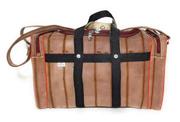 Spanish_Red_Washable_Duffle_Travelling_Luggage_Durable_Polyester_Bag_With_2_Full_Side_Pocket_(_12"X12"_)