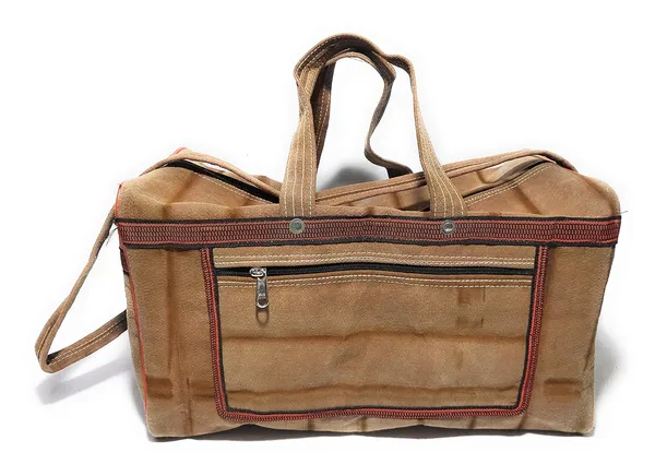 Spanish_Red,Vulture_Grey_Washable_Electrician_Plumber_Technician_ToolsPolyester_Bag_With_3_Pockets_And_Maximum_Durability_(_9"X11"X18"_15"_)