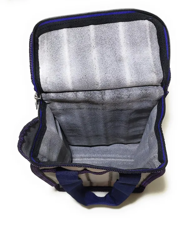 Vulture_Grey_Washable_Lunch,School,Office,Picnic_TiffinPolyester_Bag_With_Feature_Of_Temperature_Maintain_For_All_Men_&_Women_And_Kids_(_8"X12"_)