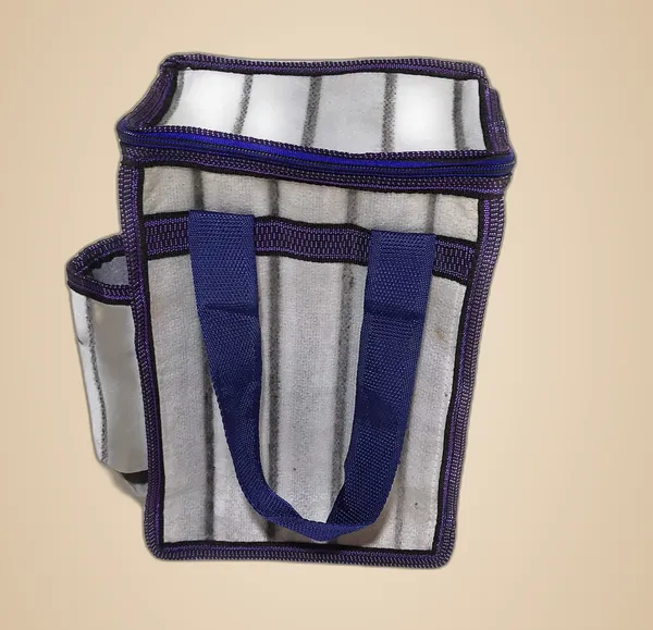 Vulture_Grey_Washable_Lunch,School,Office,Picnic_TiffinPolyester_Bag_With_Feature_Of_Temperature_Maintain_For_All_Men_&_Women_And_Kids_(_8"X12"_)