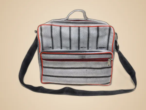 Vulture_Grey_Washable_Cross_Body_Messenger_SlingPolyester_Bag_For_Money_Carry_Office_Travel_Shoulder_ToolPolyester_Bag_(_11"X13"_)