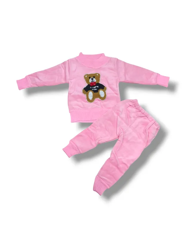 Pink_Cartoon_Face_Embroidered_Sweater_With_Pant_Set_|_For_Baby_Girls_&_Boys