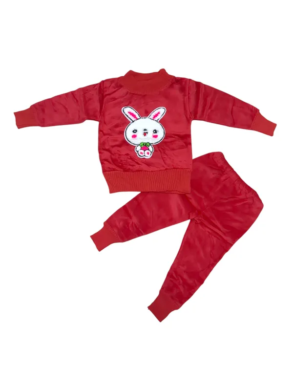 Red_Cartoon_Face_Embroidered_Sweater_With_Pant_Set_|_For_Baby_Girls_&_Boys