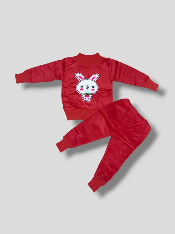 Red_Cartoon_Face_Embroidered_Sweater_With_Pant_Set_|_For_Baby_Girls_&_Boys