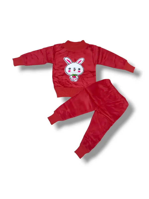 Red_Cartoon_Face_Embroidered_Sweater_With_Pant_Set_|_For_Baby_Girls_&_Boys
