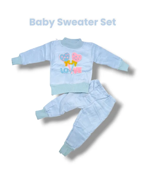 Sky_Blue_Cartoon_Face_Embroidered_Sweater_With_Pant_Set_|_For_Baby_Girls_&_Boys