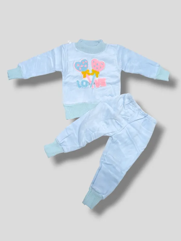 Sky_Blue_Cartoon_Face_Embroidered_Sweater_With_Pant_Set_|_For_Baby_Girls_&_Boys