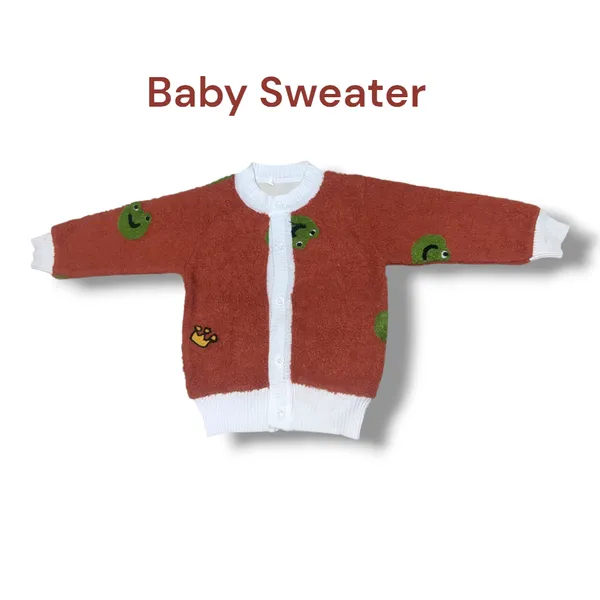 Brown_Front_Open_Full_Sleeves_Cardigan_|_Sweater_For_Baby_Girls_&_Boys