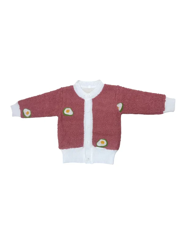 Red_Front_Open_Full_Sleeves_Cardigan_|_Sweater_For_Baby_Girls_&_Boys