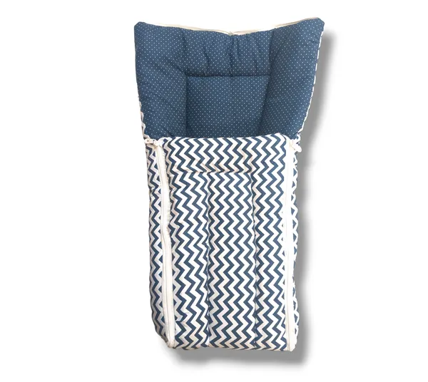 Dark_Blue_3_In_1_Sleeping_Bag_Cum_Baby_Cotton_Bed_For_New_Born_Baby